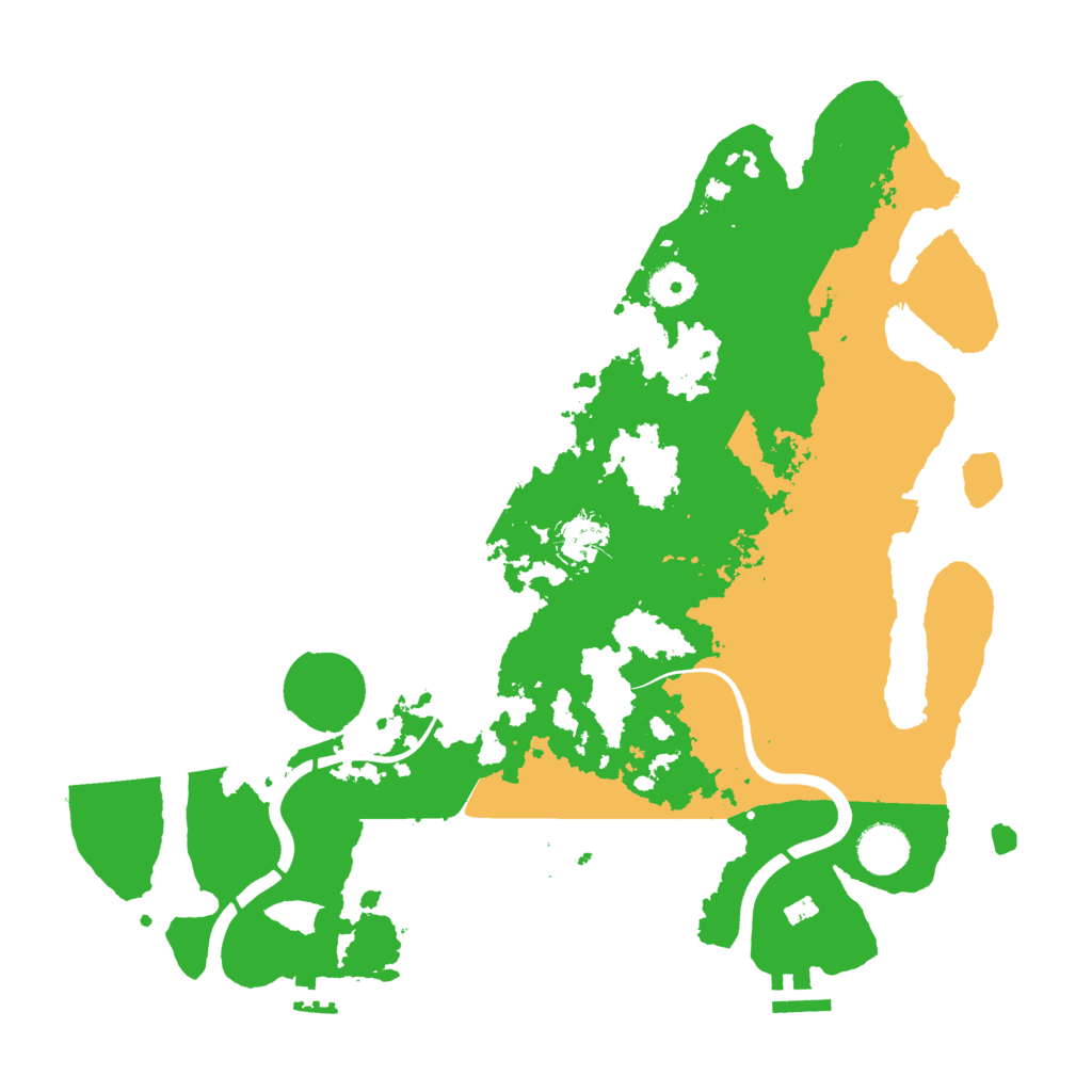 Biome Rust Map: Procedural Map, Size: 3750, Seed: 1091747311