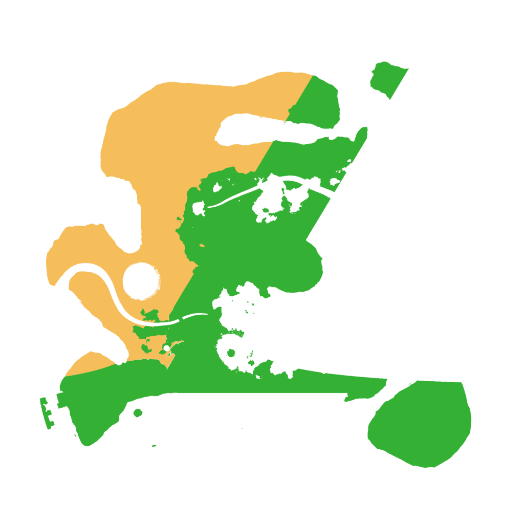 Biome Rust Map: Procedural Map, Size: 2500, Seed: 98738166