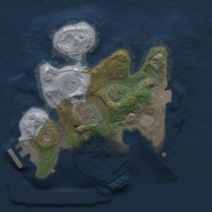 Thumbnail Rust Map: Procedural Map, Size: 2000, Seed: 787770971, 7 Monuments