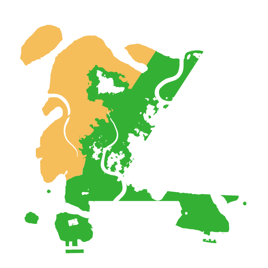 Biome Rust Map: Procedural Map, Size: 3000, Seed: 151681737