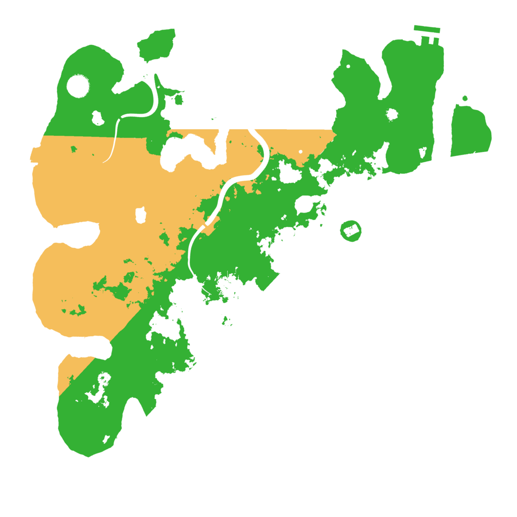 Biome Rust Map: Procedural Map, Size: 4000, Seed: 200173