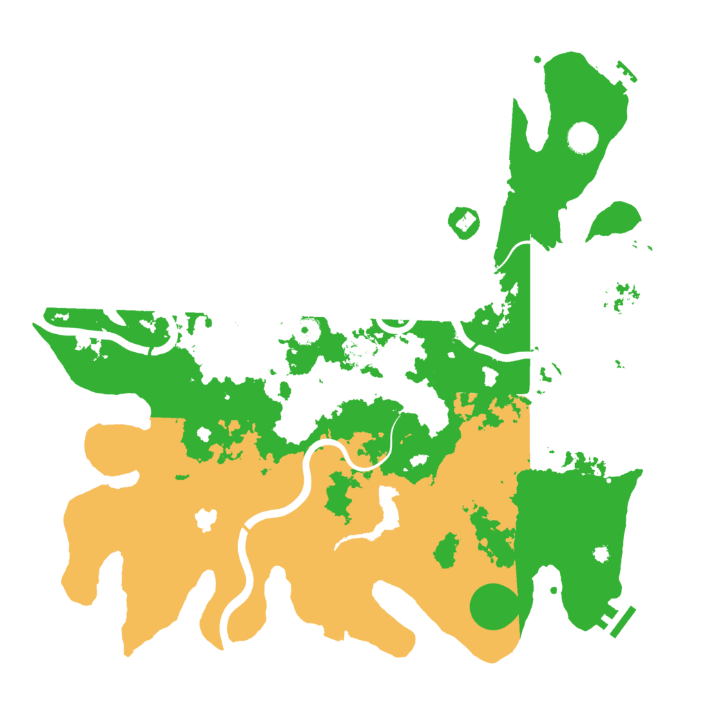 Biome Rust Map: Procedural Map, Size: 4000, Seed: 746277002