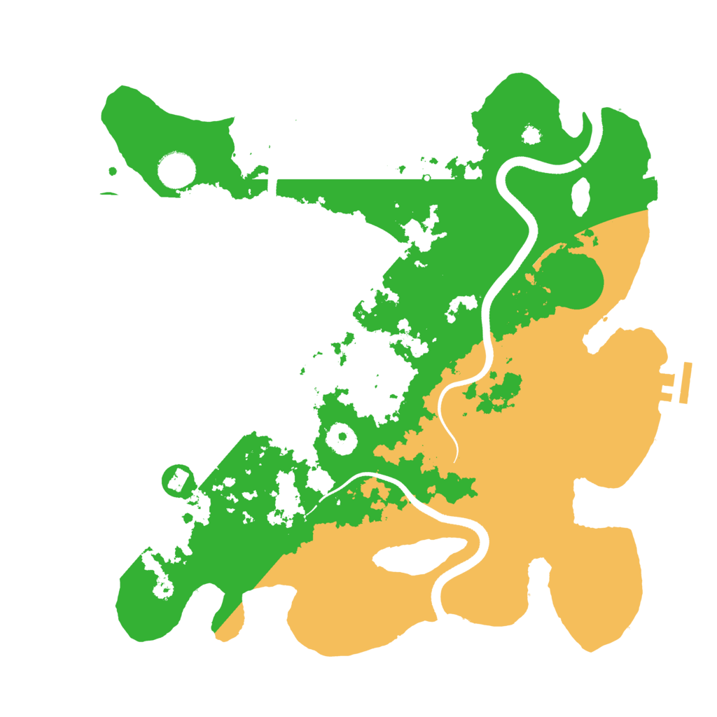 Biome Rust Map: Procedural Map, Size: 3500, Seed: 1819683593