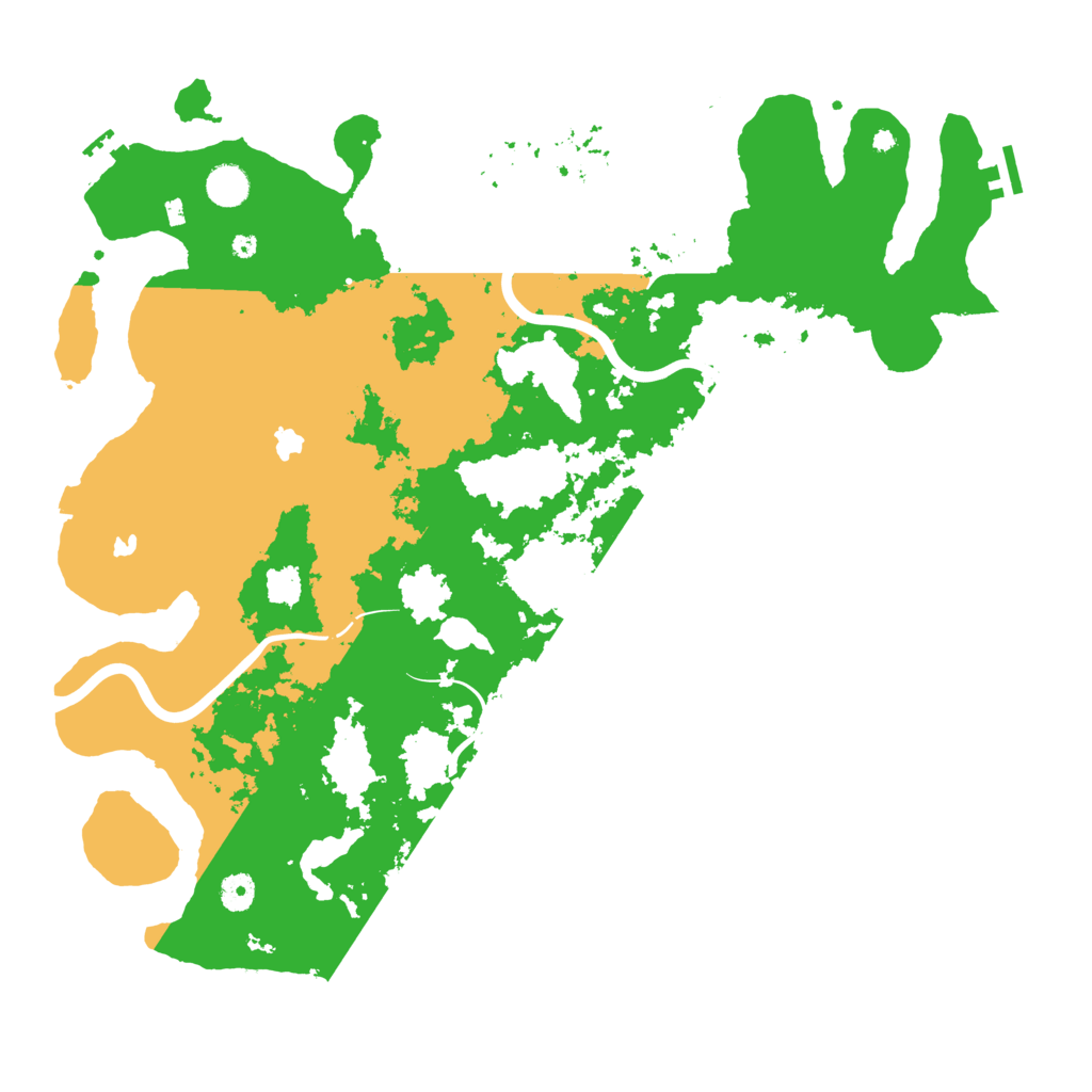 Biome Rust Map: Procedural Map, Size: 4500, Seed: 1849863781