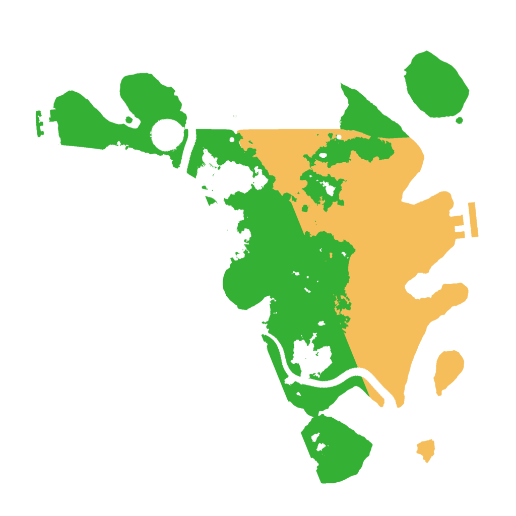 Biome Rust Map: Procedural Map, Size: 3000, Seed: 76328