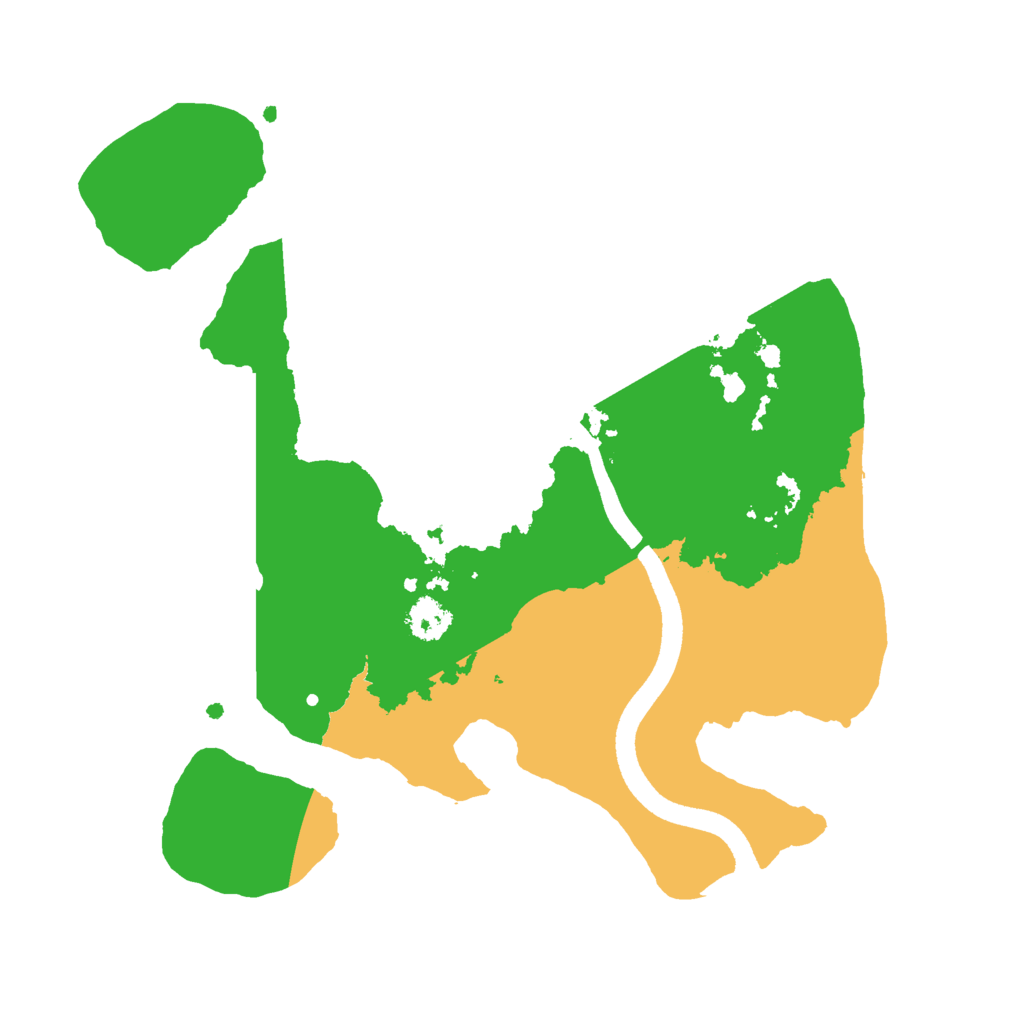 Biome Rust Map: Procedural Map, Size: 2500, Seed: 1347201381