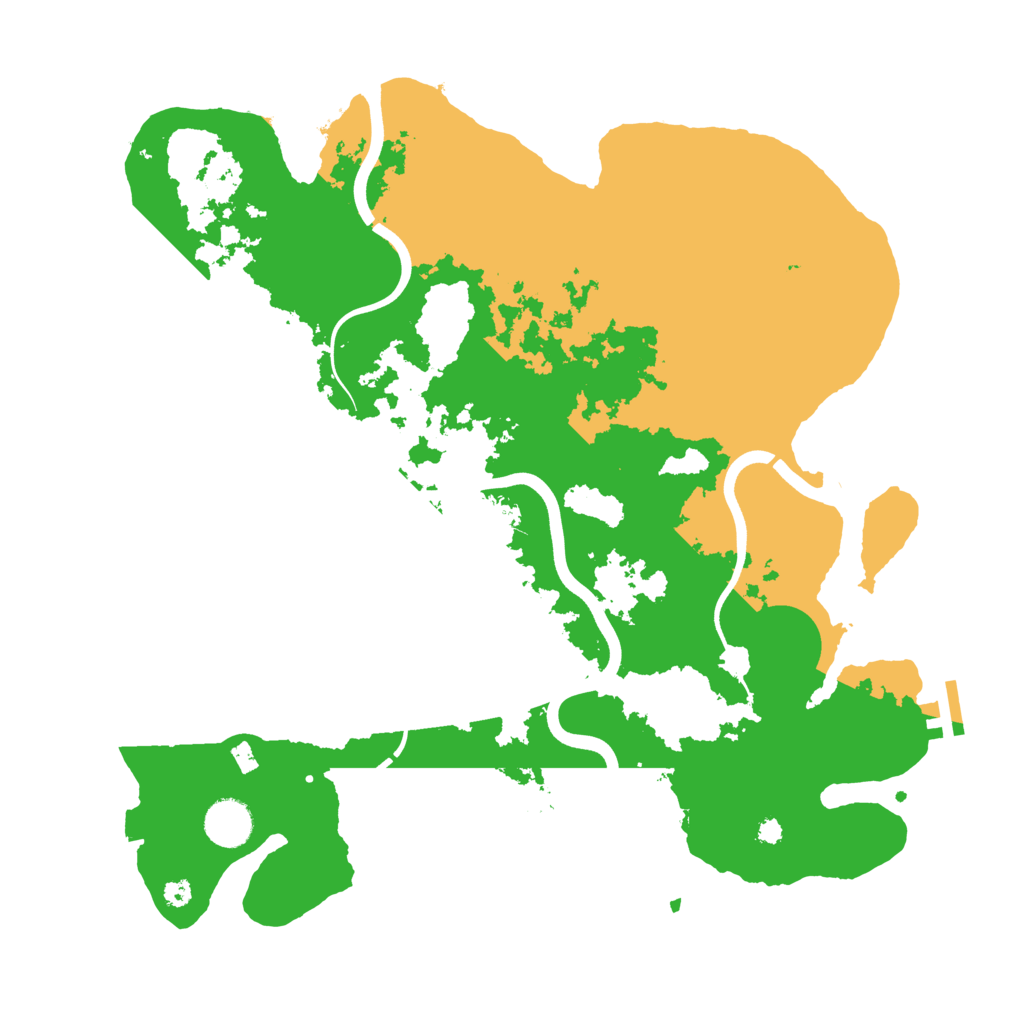 Biome Rust Map: Procedural Map, Size: 3750, Seed: 545318489
