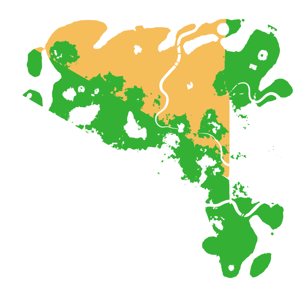 Biome Rust Map: Procedural Map, Size: 4500, Seed: 832540142