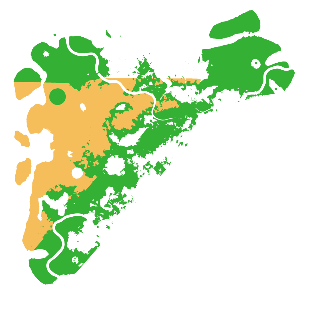 Biome Rust Map: Procedural Map, Size: 5000, Seed: 369369