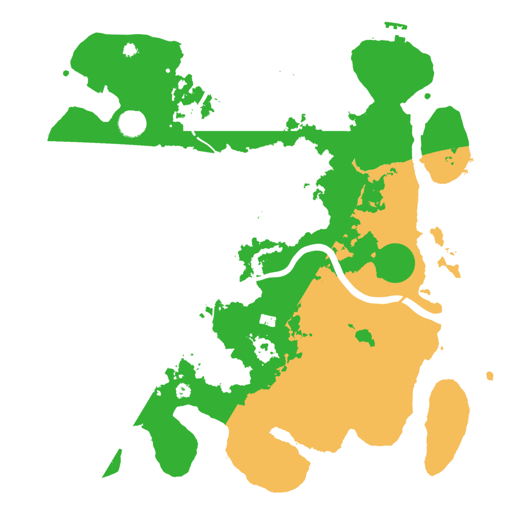 Biome Rust Map: Procedural Map, Size: 3500, Seed: 37367898