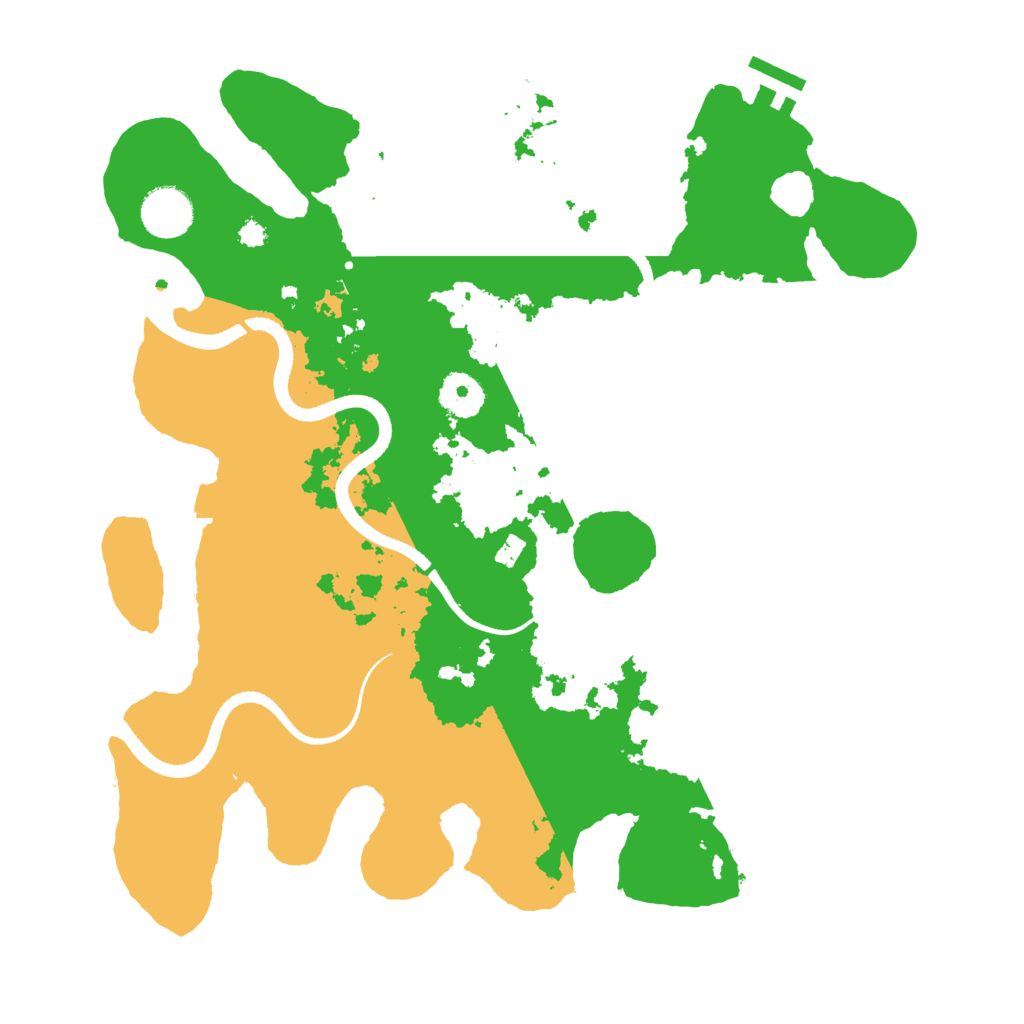 Biome Rust Map: Procedural Map, Size: 3500, Seed: 884766532