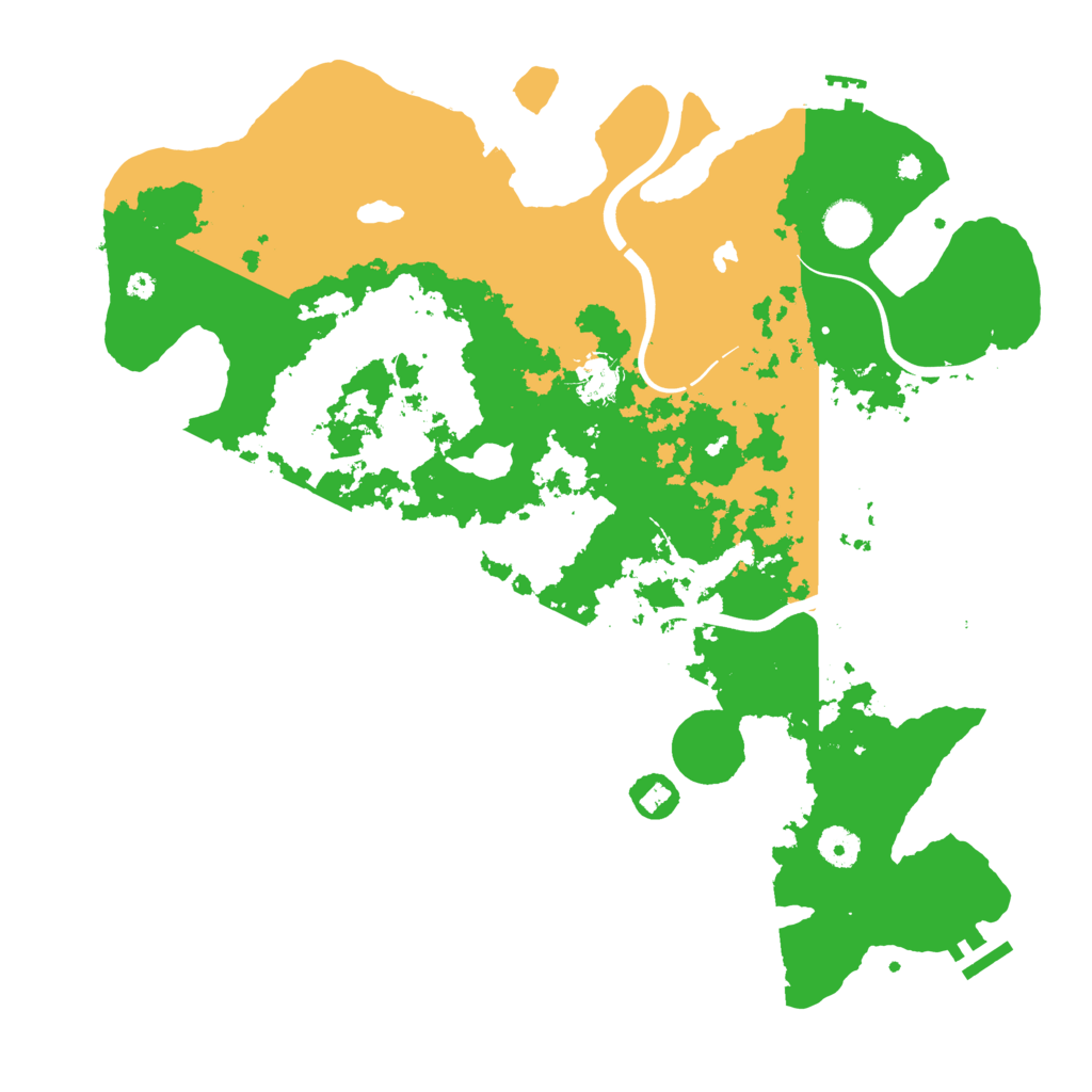 Biome Rust Map: Procedural Map, Size: 4000, Seed: 1223957456