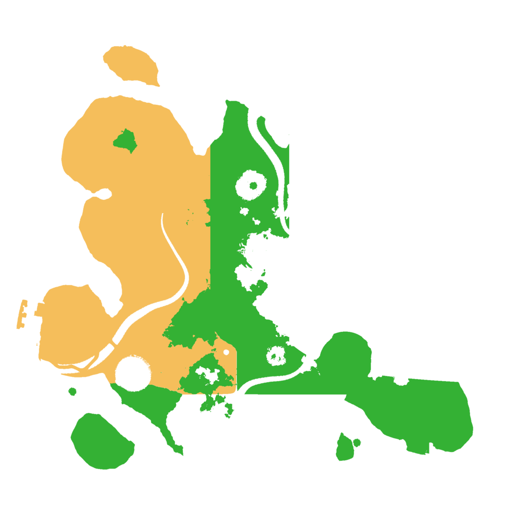 Biome Rust Map: Procedural Map, Size: 2700, Seed: 1774785698