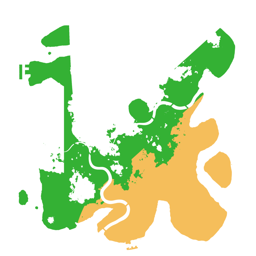 Biome Rust Map: Procedural Map, Size: 3500, Seed: 1370392723