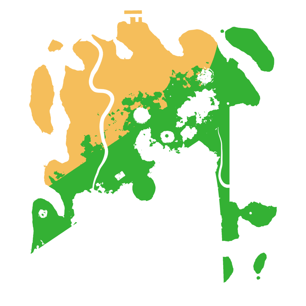 Biome Rust Map: Procedural Map, Size: 3500, Seed: 826720960