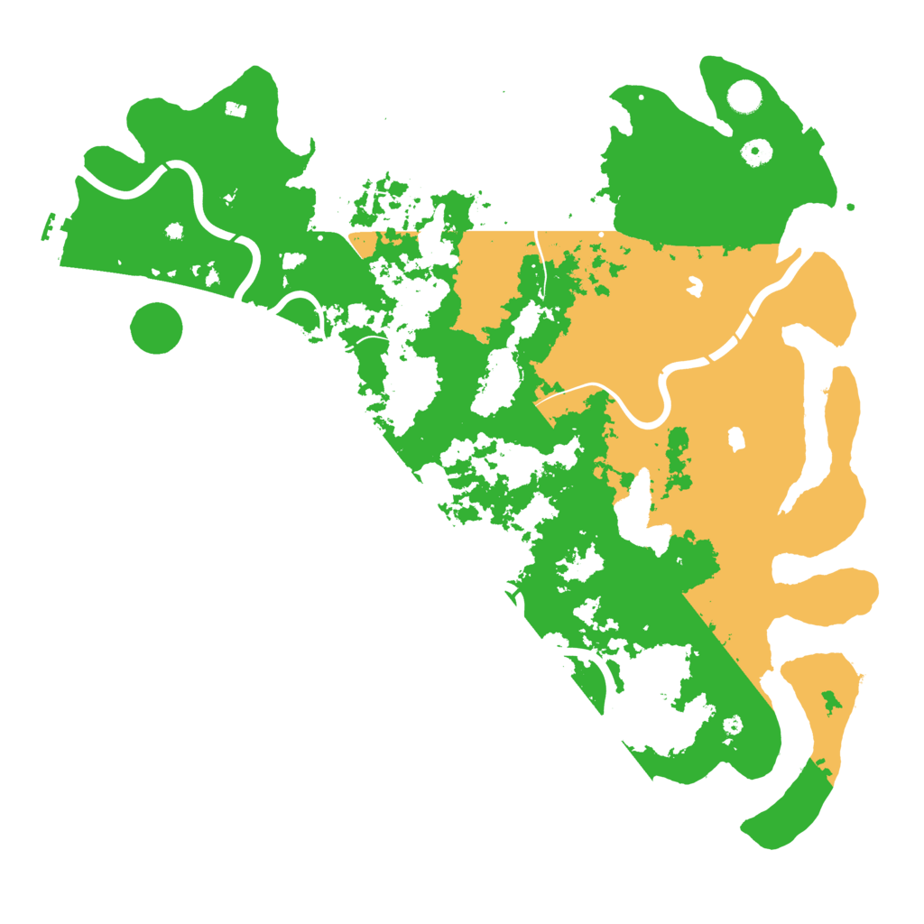 Biome Rust Map: Procedural Map, Size: 4800, Seed: 2012194170