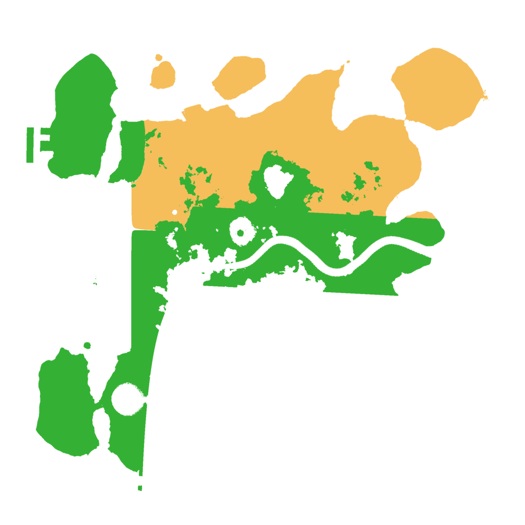 Biome Rust Map: Procedural Map, Size: 3000, Seed: 9653184