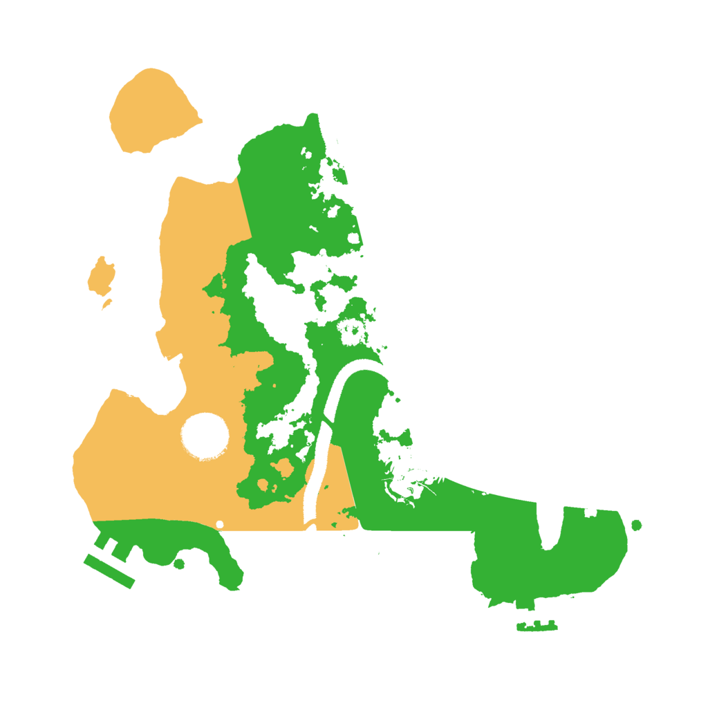 Biome Rust Map: Procedural Map, Size: 2650, Seed: 486482