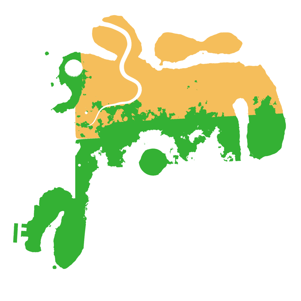 Biome Rust Map: Procedural Map, Size: 3150, Seed: 55000