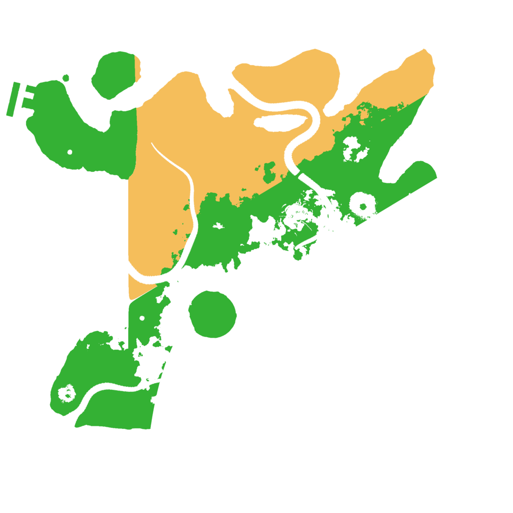 Biome Rust Map: Procedural Map, Size: 3000, Seed: 417478976