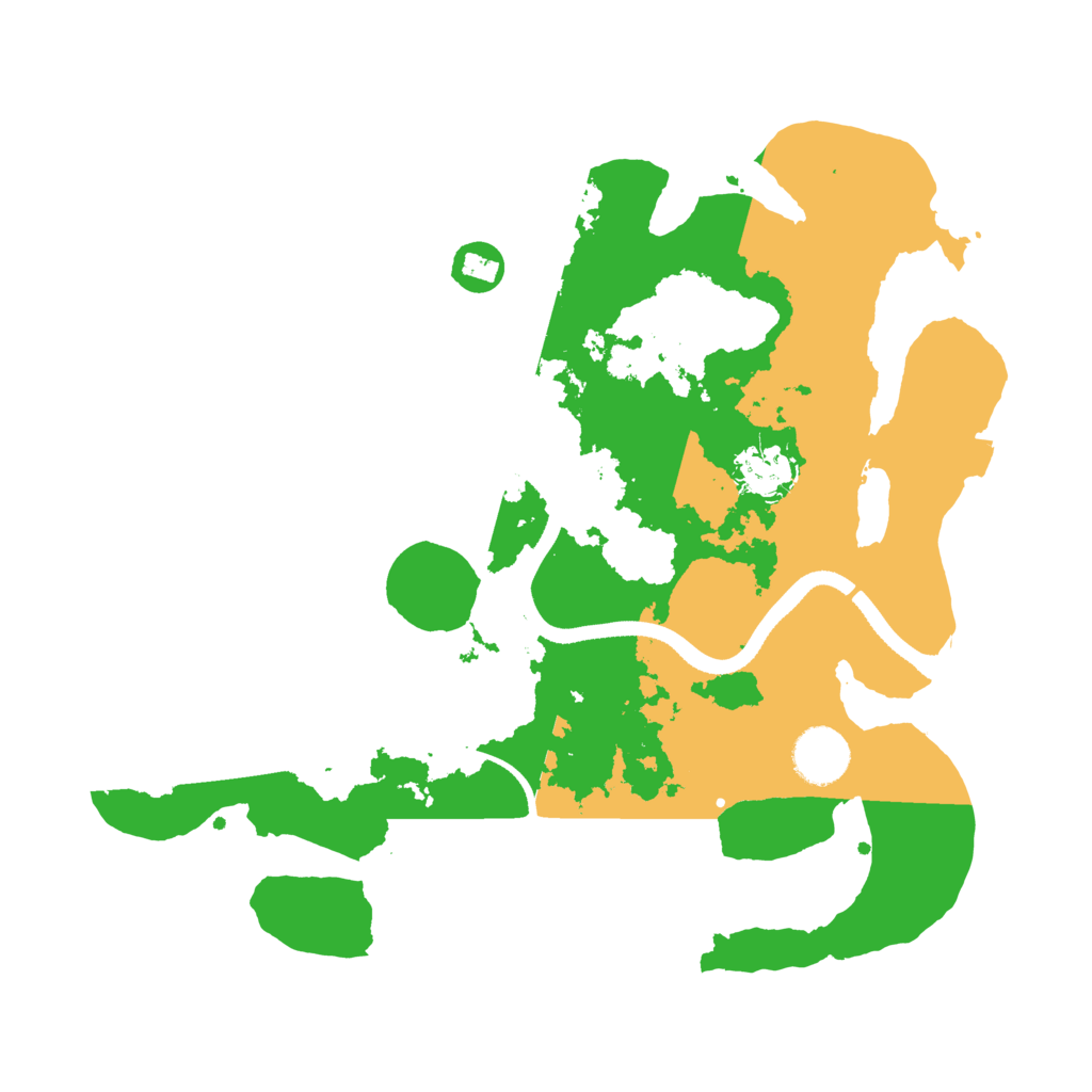 Biome Rust Map: Procedural Map, Size: 3400, Seed: 77777