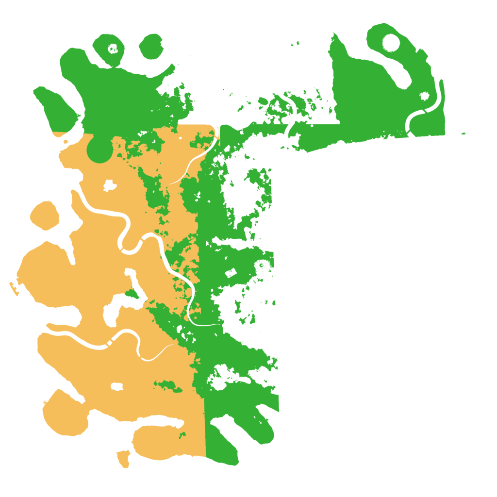 Biome Rust Map: Procedural Map, Size: 5000, Seed: 1768064331