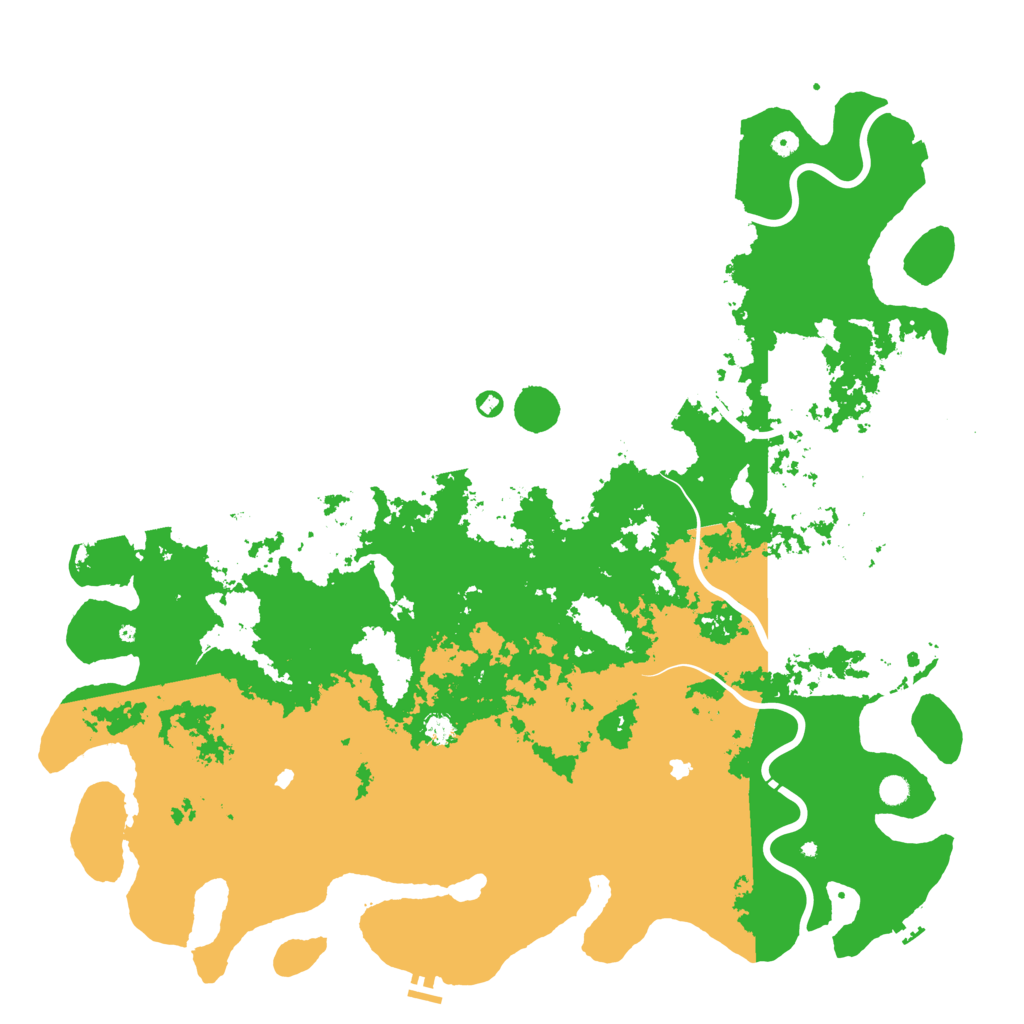Biome Rust Map: Procedural Map, Size: 6000, Seed: 1487402611