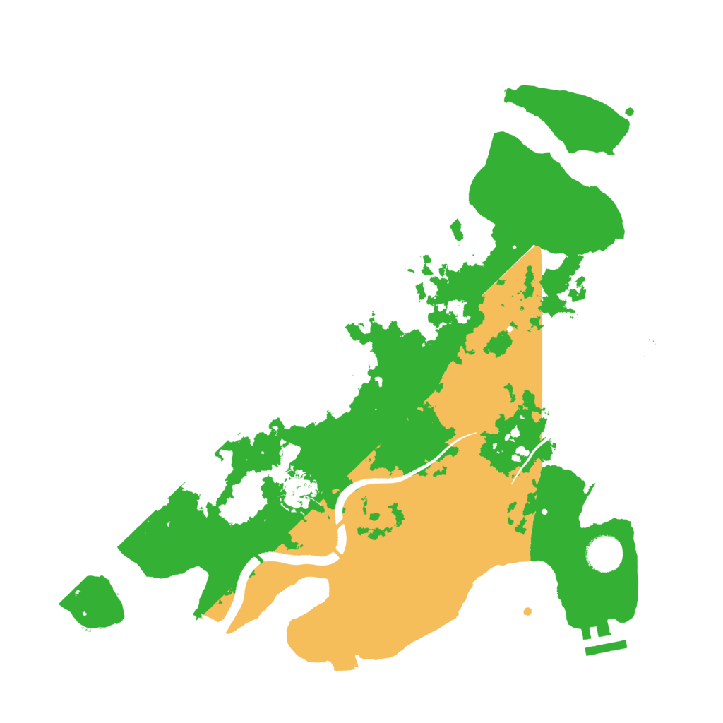 Biome Rust Map: Procedural Map, Size: 3500, Seed: 782431