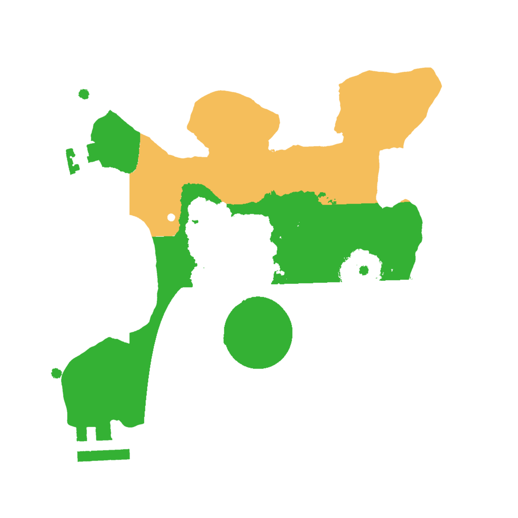 Biome Rust Map: Procedural Map, Size: 2000, Seed: 1518979145