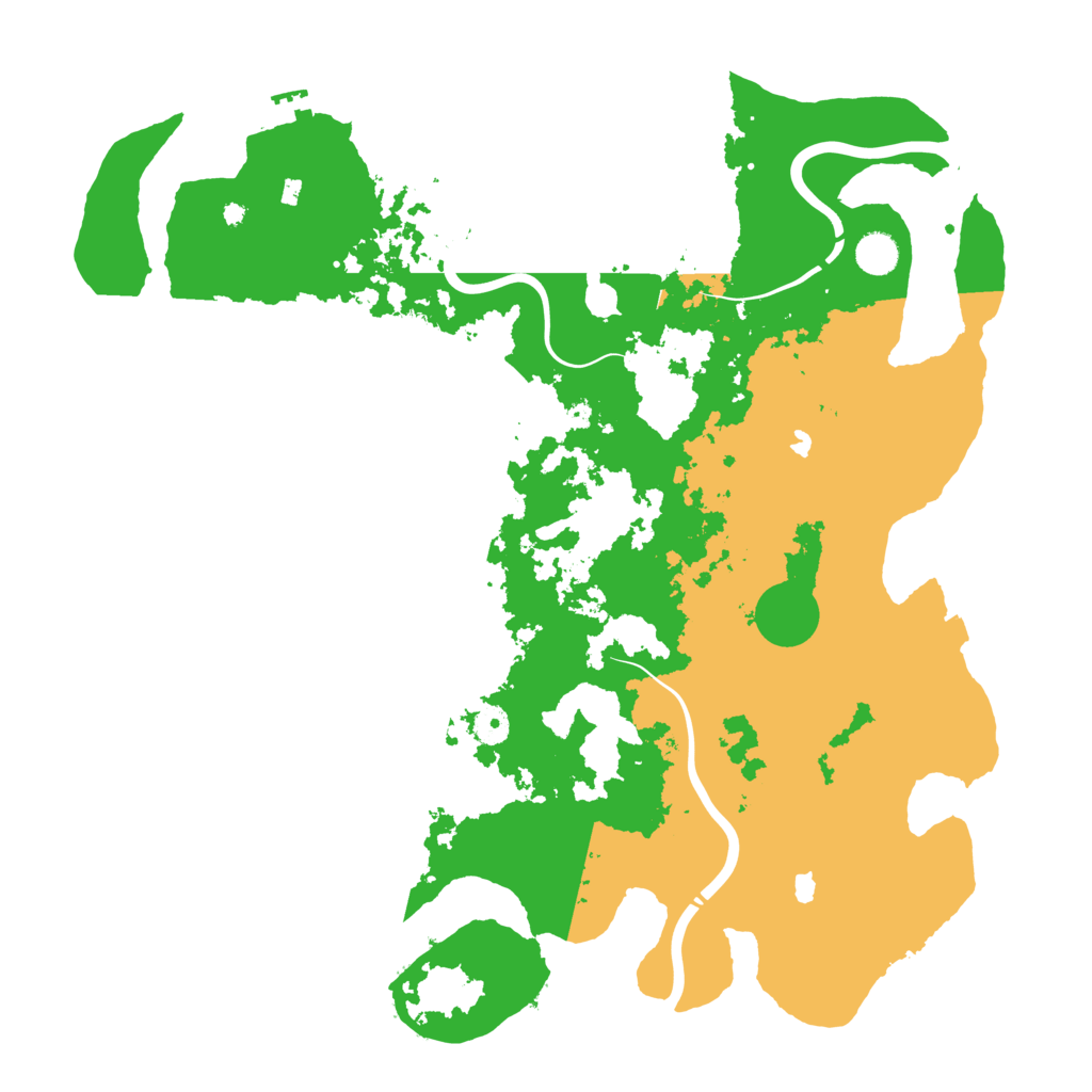 Biome Rust Map: Procedural Map, Size: 4500, Seed: 1597963589