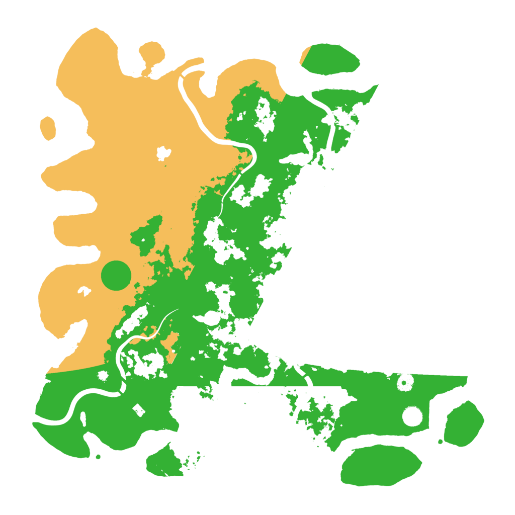 Biome Rust Map: Procedural Map, Size: 4500, Seed: 1752205866