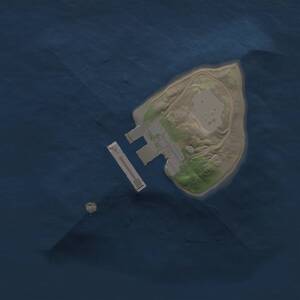 Thumbnail Rust Map: Procedural Map, Size: 1100, Seed: 578369846, 2 Monuments