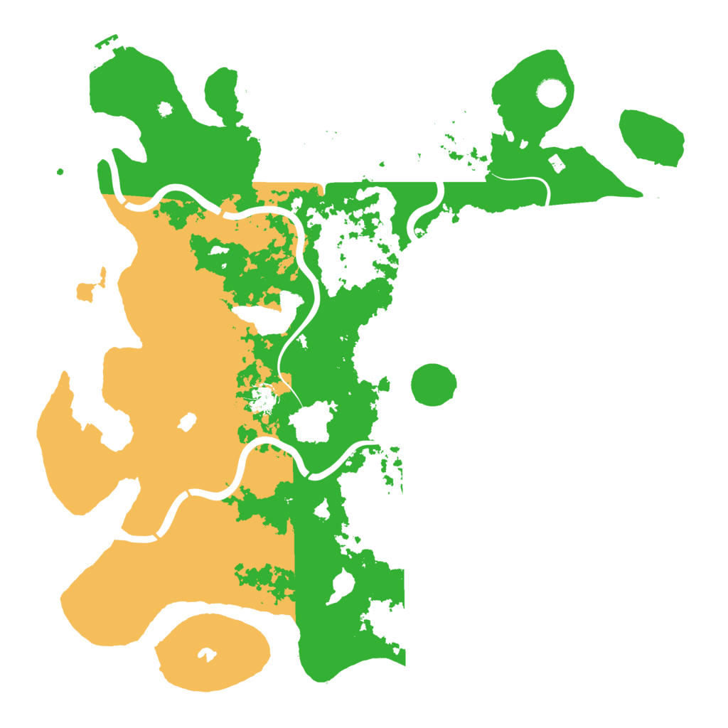 Biome Rust Map: Procedural Map, Size: 4500, Seed: 884488