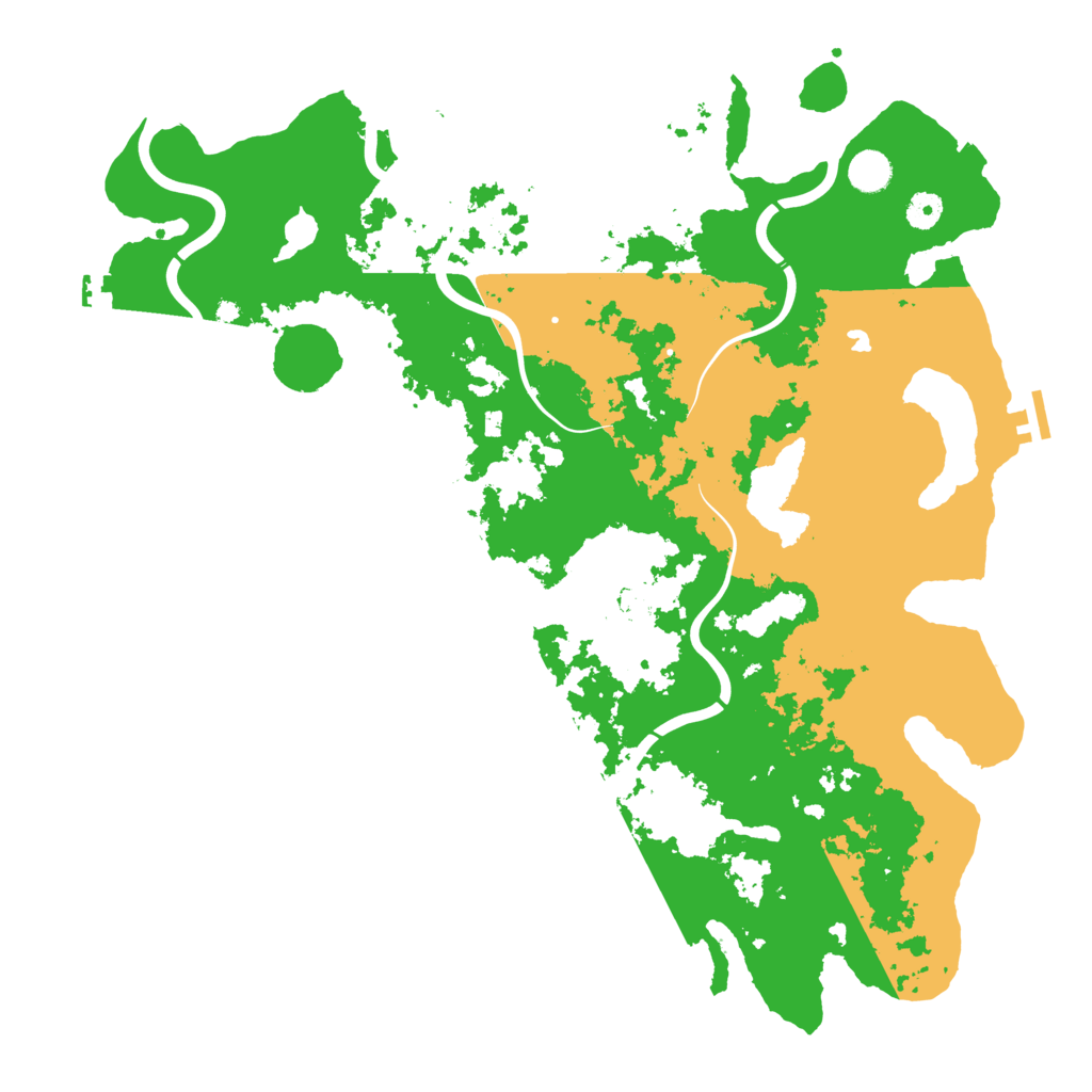 Biome Rust Map: Procedural Map, Size: 4500, Seed: 1847856640