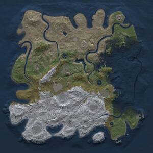 Thumbnail Rust Map: Procedural Map, Size: 4250, Seed: 978920741, 17 Monuments