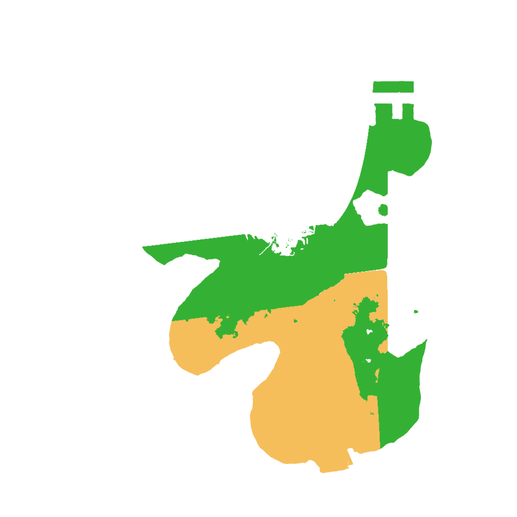 Biome Rust Map: Procedural Map, Size: 1800, Seed: 777777