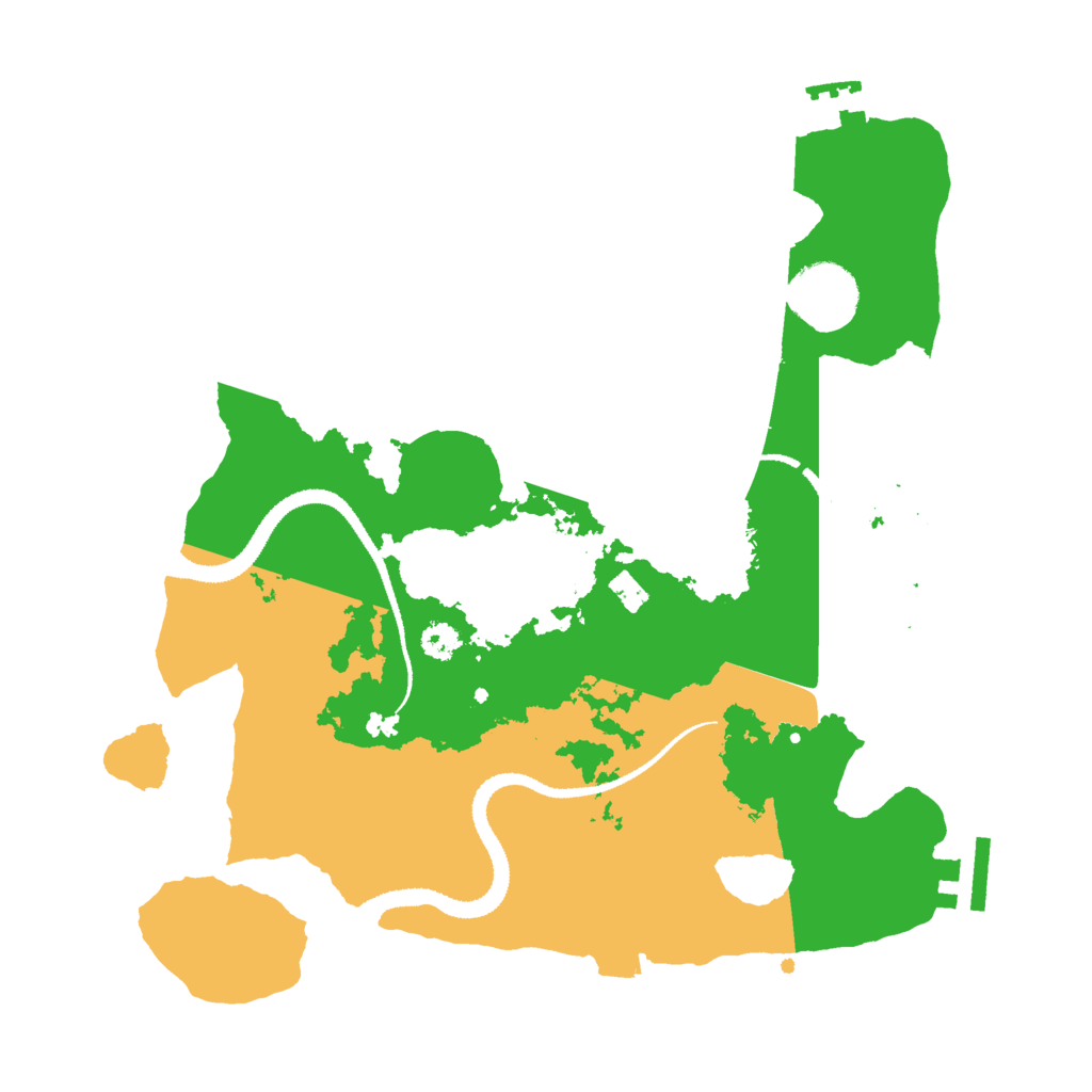 Biome Rust Map: Procedural Map, Size: 3000, Seed: 358725059
