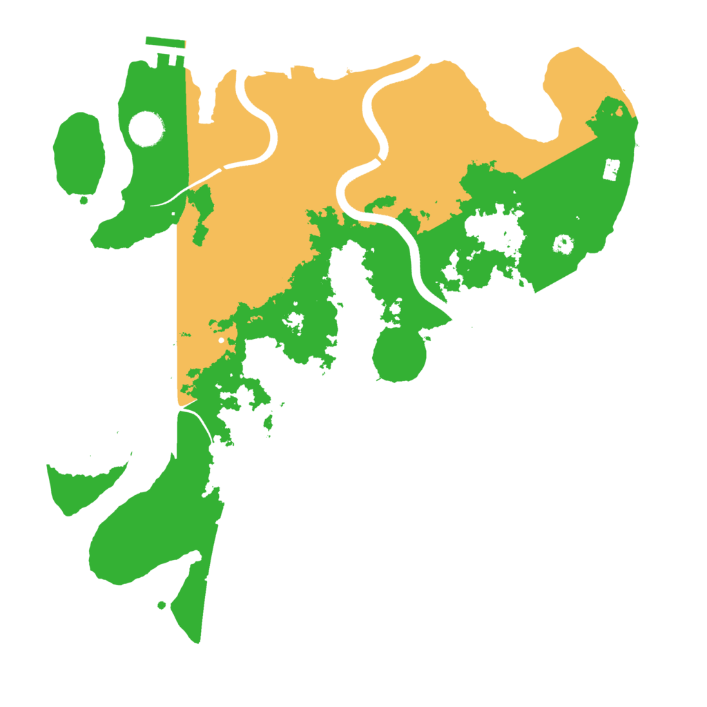 Biome Rust Map: Procedural Map, Size: 3550, Seed: 47422