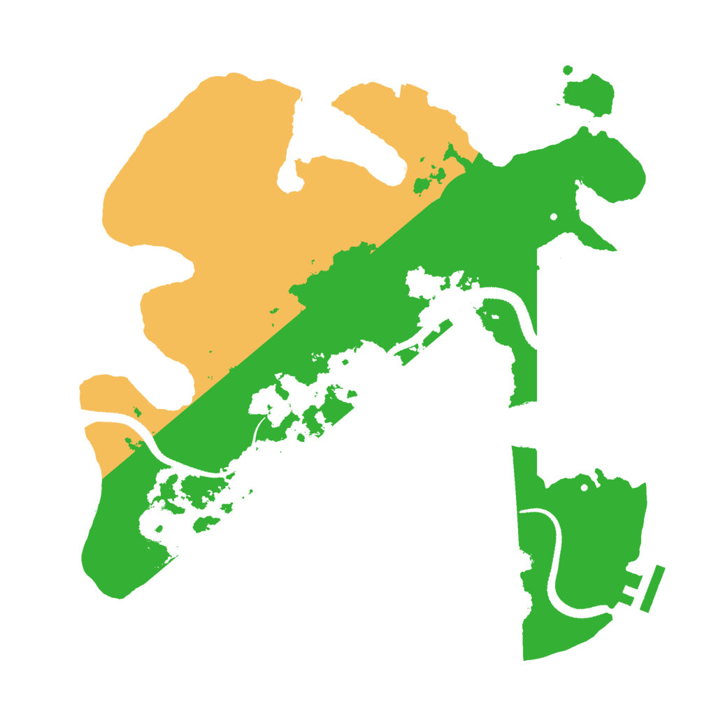 Biome Rust Map: Procedural Map, Size: 3000, Seed: 1323620670