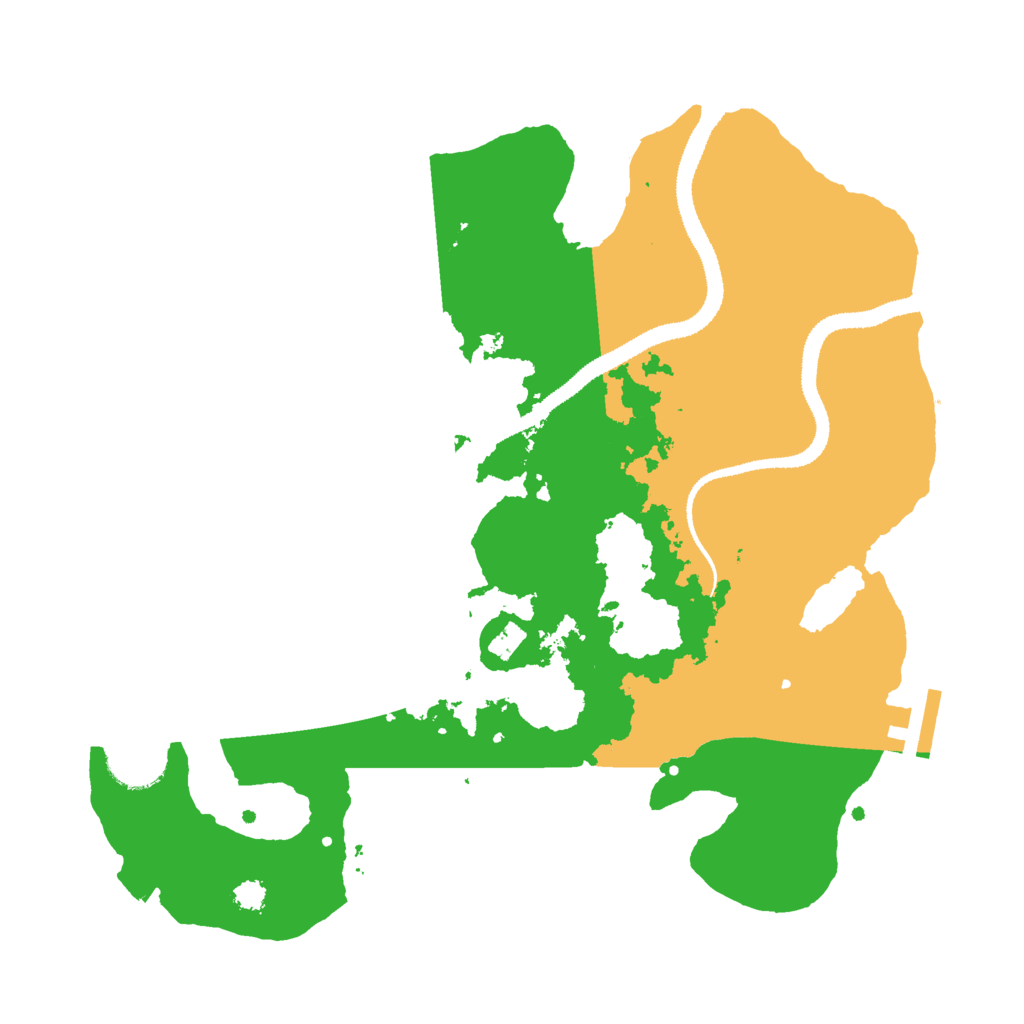 Biome Rust Map: Procedural Map, Size: 3000, Seed: 4102238