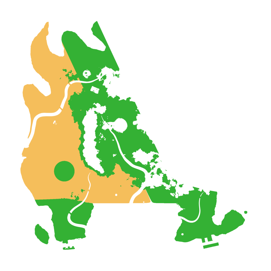 Biome Rust Map: Procedural Map, Size: 3500, Seed: 867530