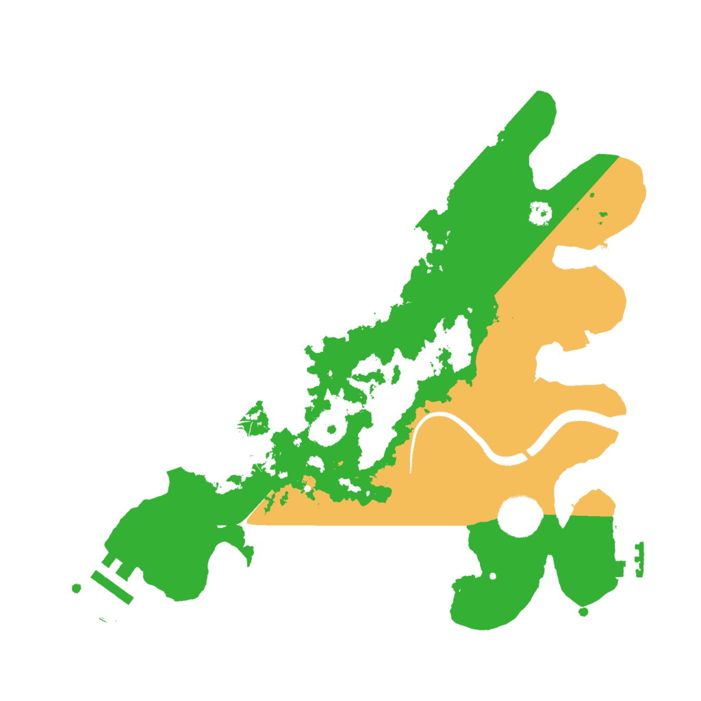 Biome Rust Map: Procedural Map, Size: 3000, Seed: 362571718