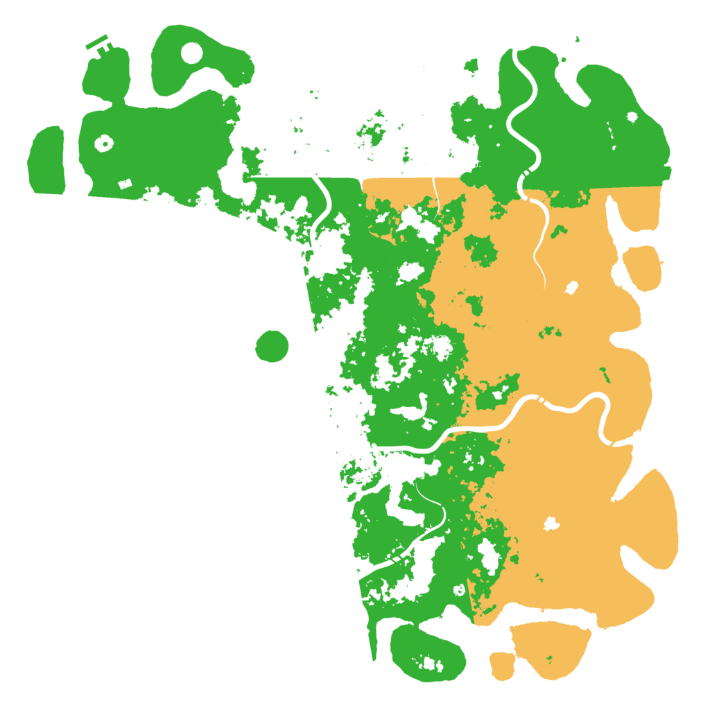 Biome Rust Map: Procedural Map, Size: 6000, Seed: 1178498279