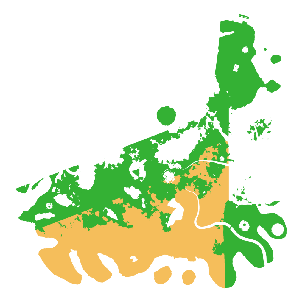 Biome Rust Map: Procedural Map, Size: 4500, Seed: 2141314281