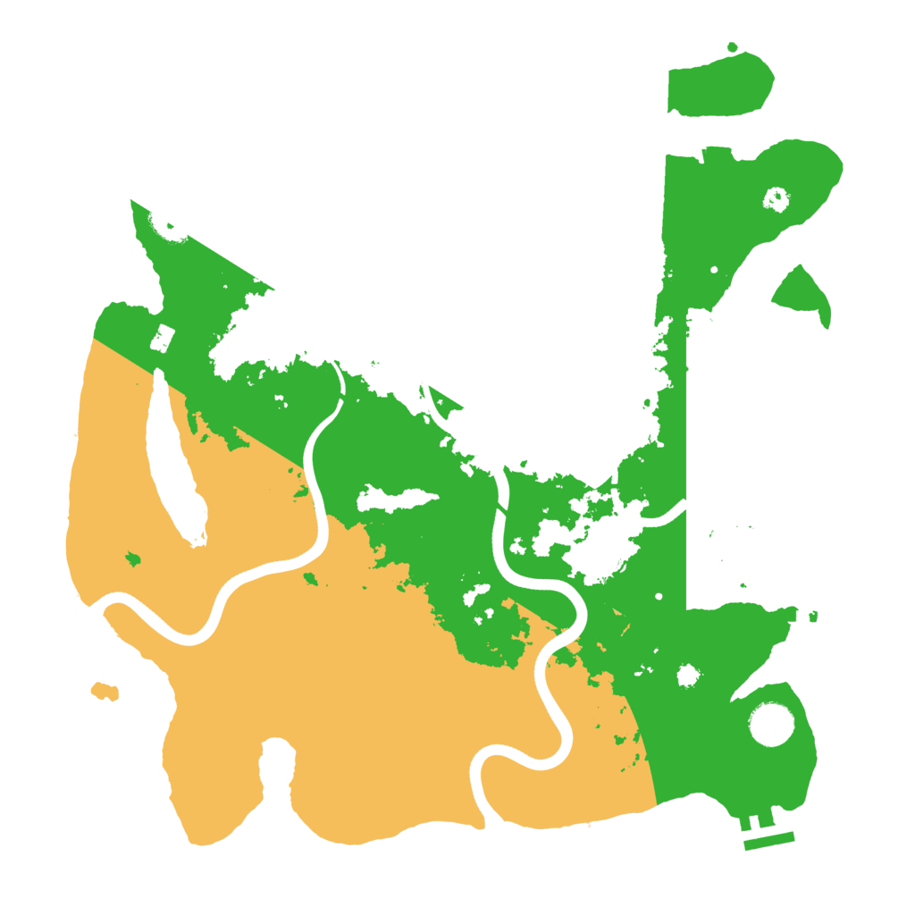 Biome Rust Map: Procedural Map, Size: 3650, Seed: 2431580