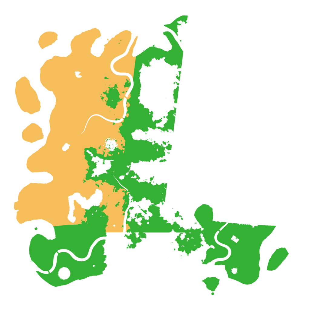 Biome Rust Map: Procedural Map, Size: 4500, Seed: 70336