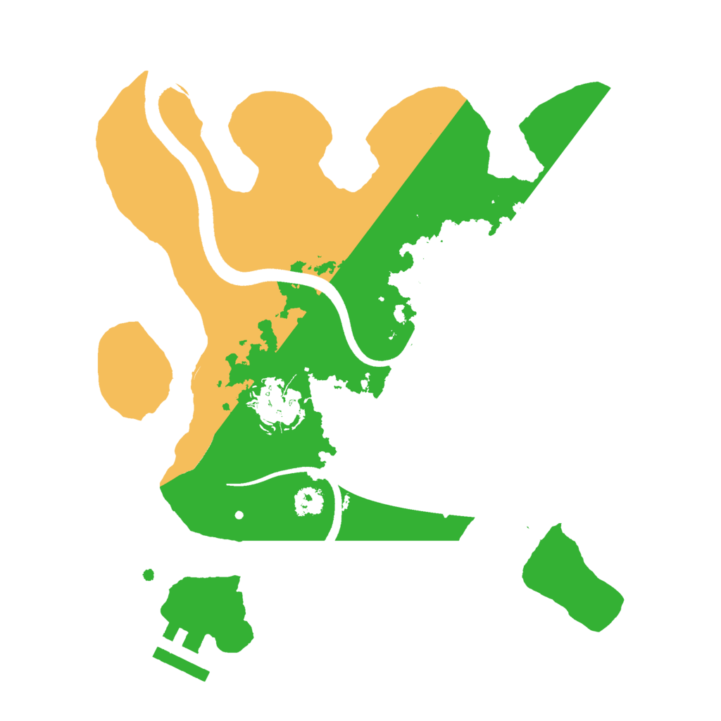 Biome Rust Map: Procedural Map, Size: 2500, Seed: 1802241956
