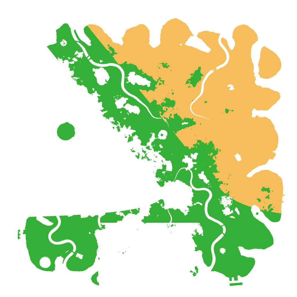 Biome Rust Map: Procedural Map, Size: 4700, Seed: 833660398