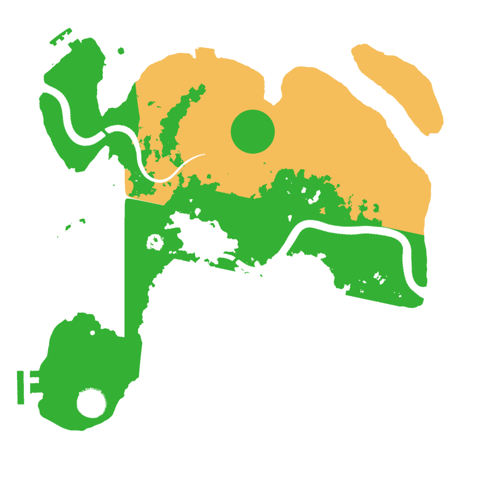 Biome Rust Map: Procedural Map, Size: 3000, Seed: 1502205923