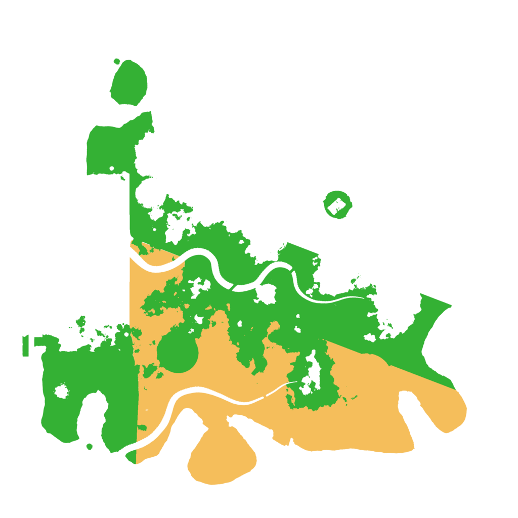 Biome Rust Map: Procedural Map, Size: 3400, Seed: 645027583
